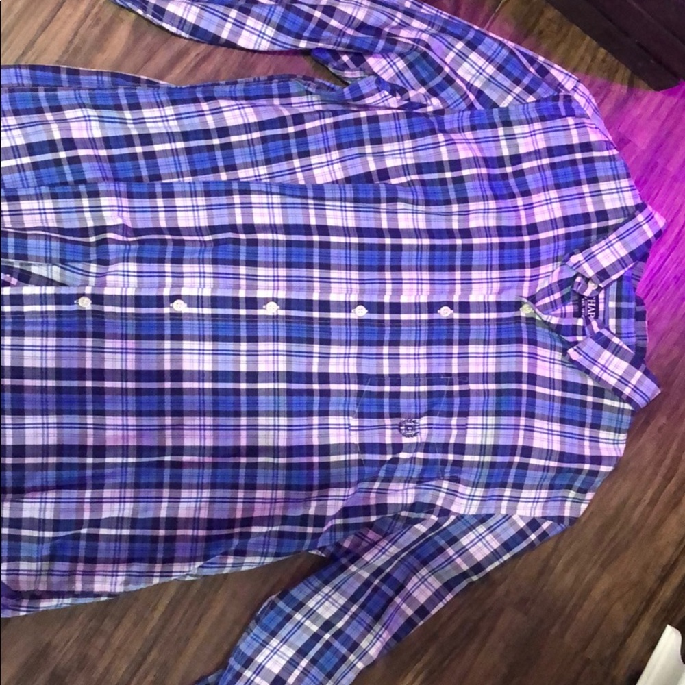 Chaps men’s long sleeve button up dress shirt
